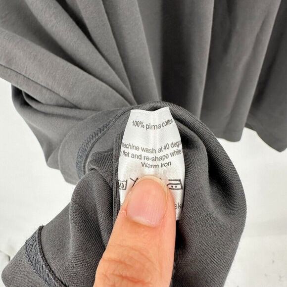 Eskandar Tunic Dress One Size Relaxed Lagenlook Boho Capsule Designer Minimalist - Picture 9 of 9